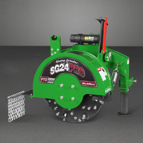 3-Point PTO Stump Grinder with 34 Carbide Teeth (PTO Shaft Included with Slip Clutch),  for 15-45HP Tractor,  SG24PRO