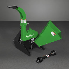 3-Point PTO Stump Grinder & Wood Chipper Bundle; SG24PRO; BX42S; Green