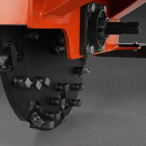 3-Point PTO Stump Grinder with 34 Carbide Teeth (PTO Shaft Included with Slip Clutch),  for 15-45HP Tractor,  SG24